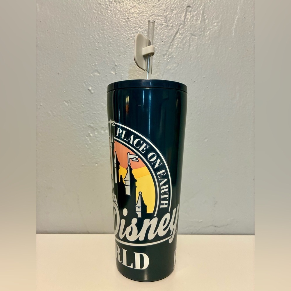 Disney Parks Blue Walt Disney World Tumbler with Logo Topper - Picture 7 of 9